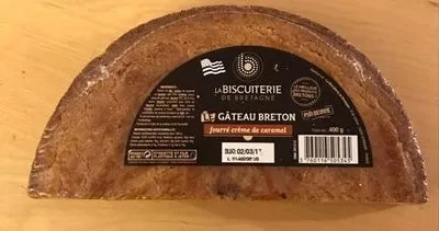 Le Gâteau Breton Fourré Crème de Caramel La Biscuiterie de Bretagne 400 g, code 3760116505345