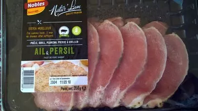 Filet de porc mariné Ail & persil Nobles 350 g, code 3760117211988