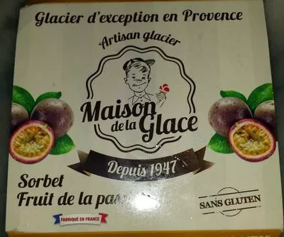 Sorbet Fruit de la Passion Maison de la Glace 330 g (1/2 L), code 3760124192186