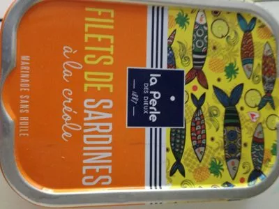 Filets de sardines à la creole La Perle des Dieux 115g, code 3760148291667