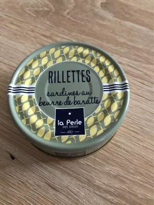 Rillettes de sardines au beurre de baratte La Perle des Dieux 80g, code 3760148292039
