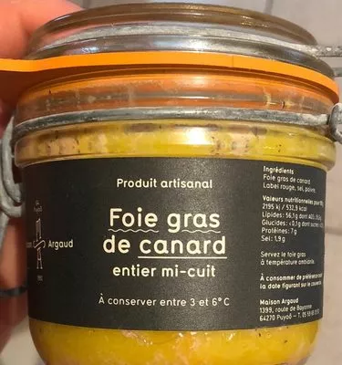 Foie gras de canard  180 g, code 3760149957265