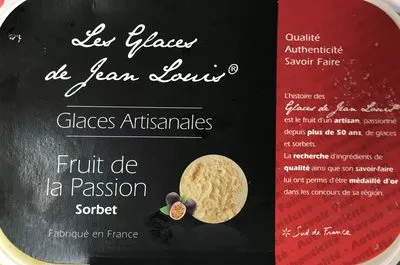 Sorbet Fruit de la Passion Les Glaces de Jean Louis 450 g (750 ml), code 3760177559530