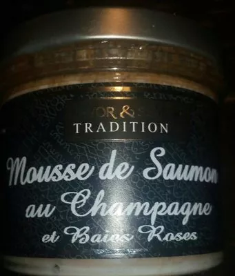 Mousse de saumon au champagne  , code 3760177701069