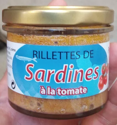 Rillettes de sardines à la tomate Maison Saint-Lô 90 g, code 3760186360653