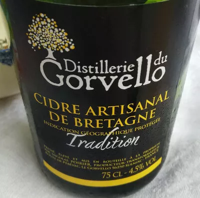 Cidre artisanal de Bretagne Tradition Distillerie du Gorvello 75 cl, code 3760198070106