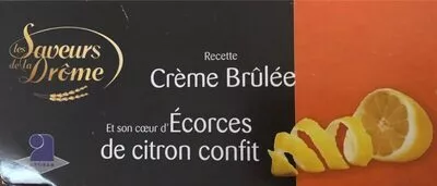 Crème brûlée écorces de citron confit Les saveurs de la Drôme , code 3760207710122