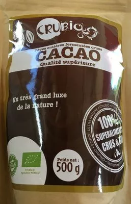 Fèves de cacao Crubio 500 g, code 3760222090643