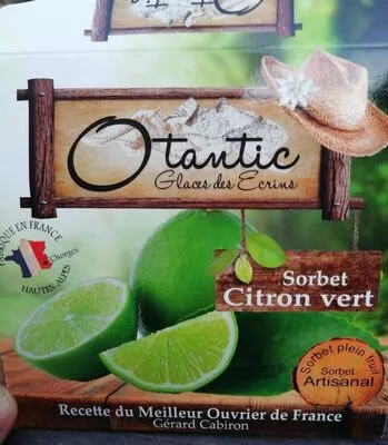 Sorbet citron vert Otantic , code 3760244100399