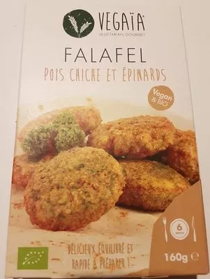 Falafel, pois chiche et Épinards Vegaïa 160 g, code 3770005120382