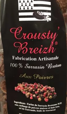 Crousty'Breizh aux poivres CROUSTY'BREIZH 150 g, code 3770006152108