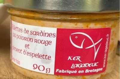 Rillettes de sardines au poivron  , code 3770011163021