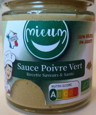 Sauce Poivre Vert MIEUM 125 g, code 3770014343109