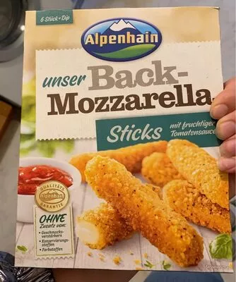 Mozzarella Sticks Mit Tomatensauce Alpenhain 200.0 g, code 4003751001506