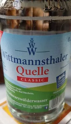 Classic Schwarzwälderwasser Wittmansthaler 0,7 l, code 4004880158406