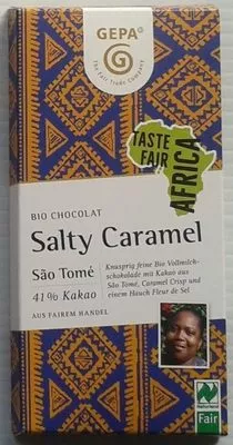 Bio Chocolat Salty Caramel GEPA 80 g, code 4013320334881
