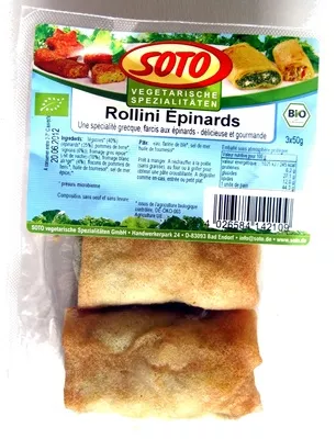 Rollini épinards Soto 150 g, code 4026584142109