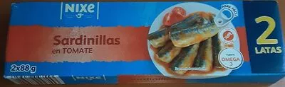 Sardinillas en tomate Nixe 2 x 88 g, code 4056489043553