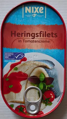 Heringsfilets in Tomatencreme Nixe 200 g, code 4056489147121