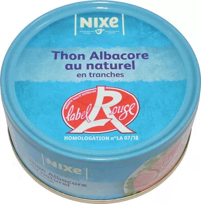 Thon Albacore au naturel en tranches Label Rouge  , code 4056489276203