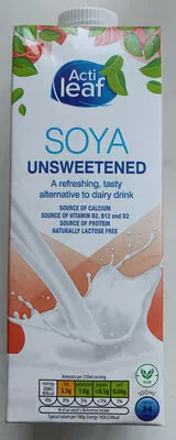 Soya unsweetened Actileaf 1L, code 4088600052922