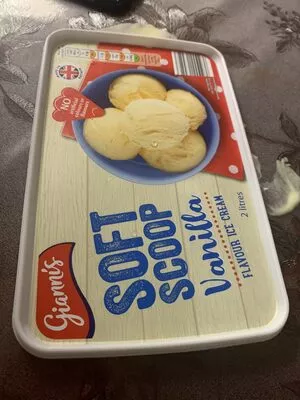 Vanilla flavour soft scoop ice cream  2 l, code 4088600165523