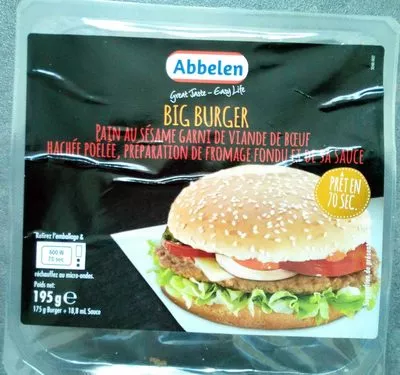 Big burger Abbelen 195g, code 4132500000375