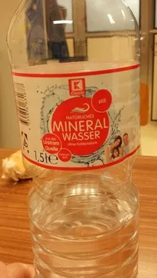 Natürliches Mineralwasser K-Classic, Edeka 1,5 L e, code 4335896631677