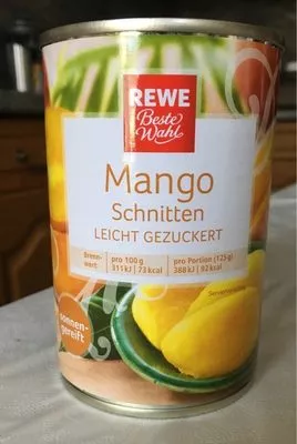 Mango Schnitten Leicht Gezuckert REWE , code 4388844054110