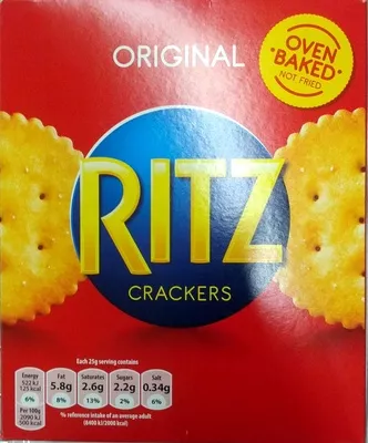 Original Crackers Ritz 200 g, code 5000137487908