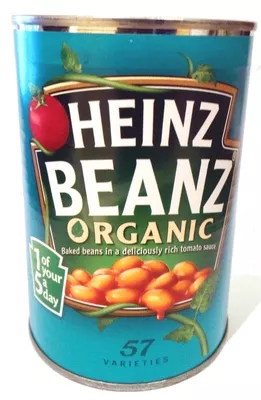 Organic Beanz in a Rich Tomato Sauce heinz 415 g ℮, code 5000157026231