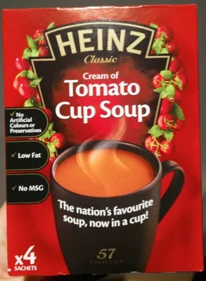 Cream of Tomato Cup Soup Heinz 4 * 22 g (88 g), code 5000157074829
