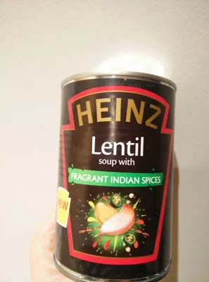 Lentil soup with fragrant indian spices Heinz , code 5000157074959