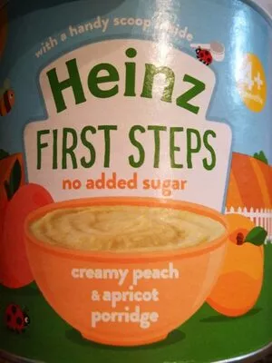 Creamy peach and apricot porridge Heinz , code 5000157077004