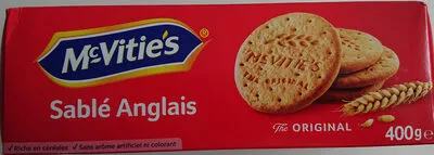 Sablés Anglais MCVITIE'S, UNITED BISCUITS, MC VITIES 400 g, code 5000168198491