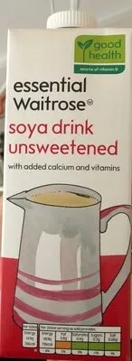 soya drink unsweetened Essential Waitrose 1 l, code 5000169003756