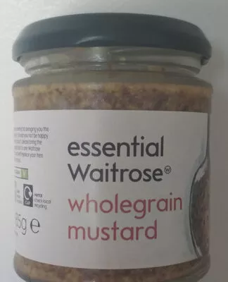 Wholegrain mustard Essential Waitrose 185 g, code 5000169017678