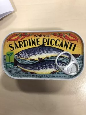 Sardine piccanti Waitrose 84g, code 5000169035108