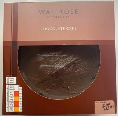 Chocolate cake Waitrose , code 5000169061343