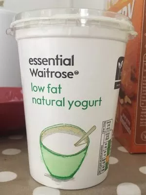 Low fat natiral yogurt waitrose 500g, code 5000169115756