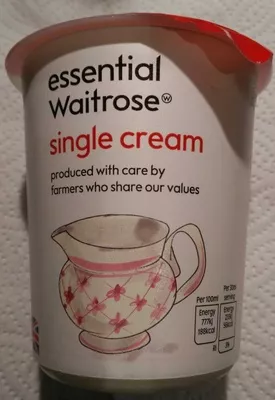 Single cream essential waitrose 300 ml, code 5000169116432