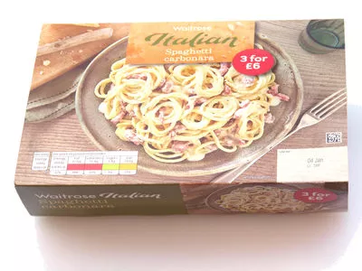 Italian Spaghetti Carbonara Waitrose 400 g, code 5000169140116