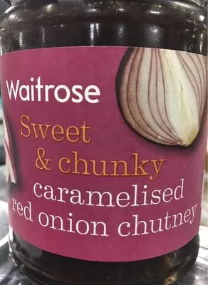 Waitrose Red Onion Chutney Waitrose , code 5000169250112