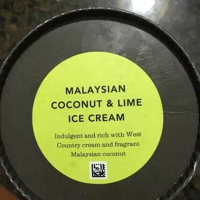 Coconut lime ice cream Waitrose , code 5000169263556