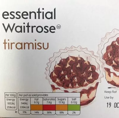 Tiramisu Waitrose , code 5000169444559