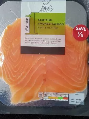 Saumon fumé d'Écosse Waitrose , code 5000169476437