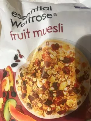 Fruit muesli Waitrose 1kg, code 5000169490631