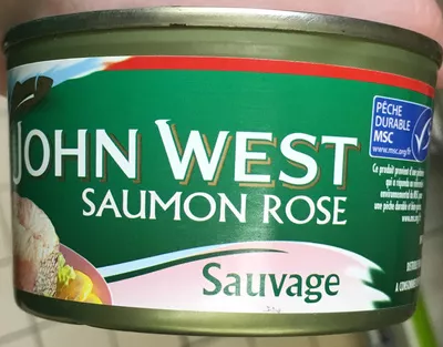 Saumon rose sauvage John West 213 g , code 5000171010254