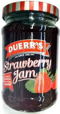 Strawberry Jam Duerr's 340 g, code 5000214016069