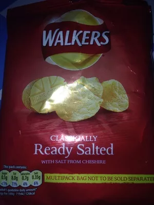 Ready salted crisps  Walkers , code 5000328508153
